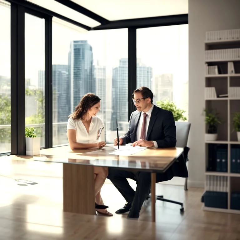 Swiss real estate legal consultation session